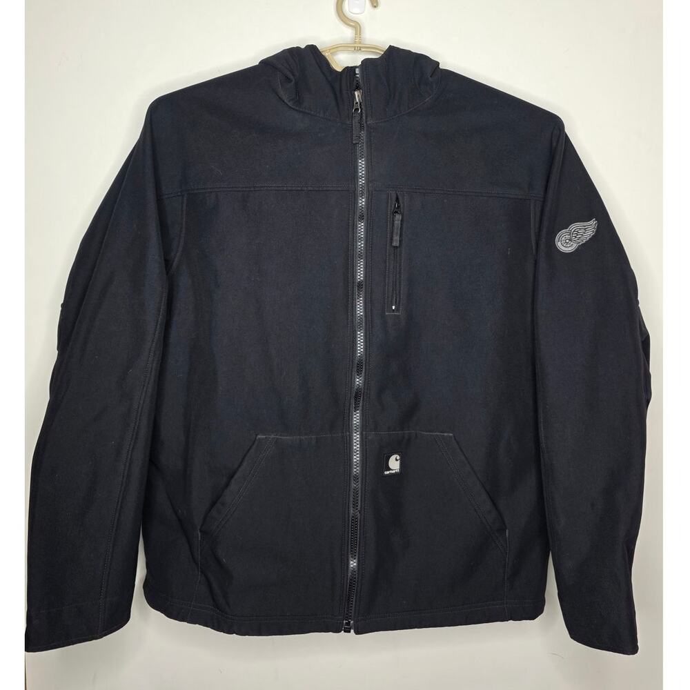 Carhartt NHL Detroit Redwings hooded full zip soft shell coat - XL Tall XLT